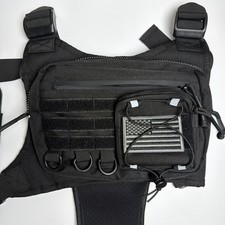Outdoor Vest EDC Chest Rig Bag for Men Tactical Chest Pack