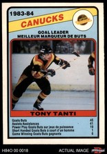 1984 O-Pee-Chee #369 Tony Tanti Canucks 8 - NM/MT