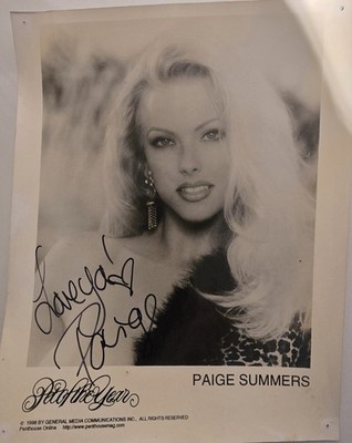PAIGE SUMMERS XL AUTOGRAMM SIGNIERT AUTOGRAPH SIGNED ORIGINAL FOTO 20x25cm