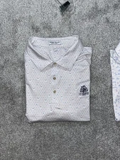Peter Millar Shirt Summer Comfort Golf Polo Banjo Jug Bluegrass Music La Gorce