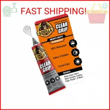 Gorilla Clear Grip Waterproof Contact Adhesive, 3 Ounce Tube, Clear, (Pack of 1)