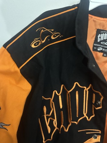 Chaqueta Abrigo Bombardero Motocicleta De Colección Orange County Choppers Y2K Para Hombre Talla XL - Imagen 10 de 15