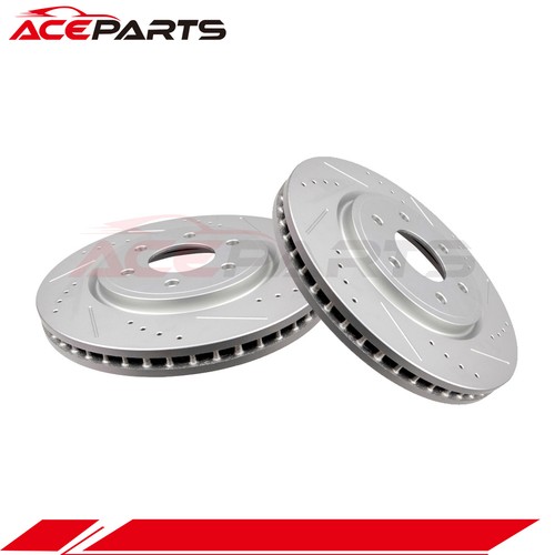 FRONT BRAKE ROTORS For Nissan FRONTIER PATHFINDER XTERRA SUZUKI EQUATOR DRILLED - Picture 7 of 12
