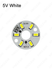 10PCS LED 3W 5V Color Lamp Bead Light Board Bulb SMD5730 round Transformation Li