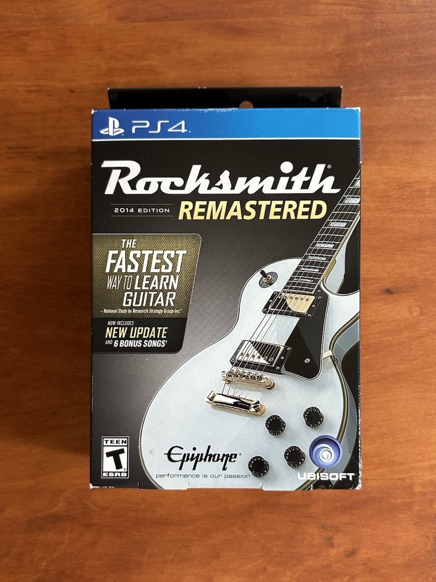 Rocksmith 2014 Edition Remastered (PlayStation 4, 2016) for