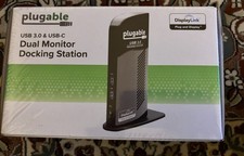 Plugable USB 3.0 USB - C Dual Monitor Docking Station Model UD-3900