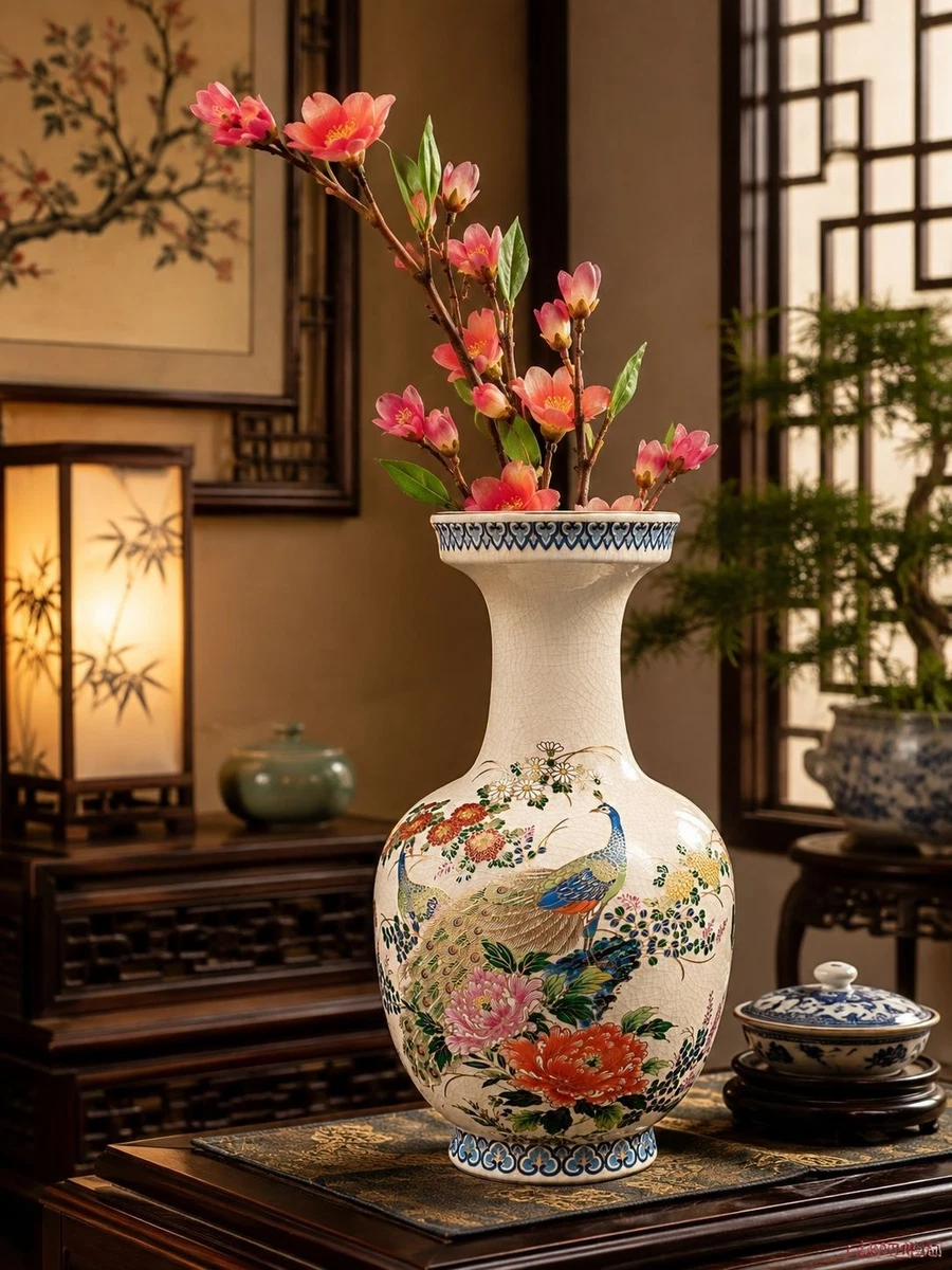 孔雀花瓶| eBay