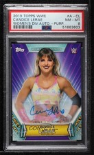 2019 Topps WWE Women's Division Roster Purple 18/99 Candice LeRae PSA 8 Auto 2t7