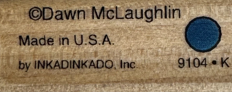 Inkadinkado Rubber Stamp 9104•K Fairy Wand Magic Princess Queen Girly Play Cute - Image 3 of 4