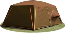 Large Family Cabin Tent 10-12 Person,14.1X10X6.58ft,2 Rooms,3 Storage Pocket