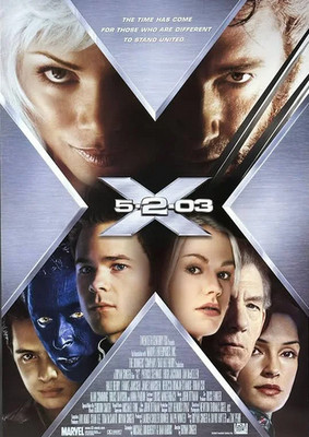 ''X2: X-Men United'' (2003) D/S 27'' x 40'' Original MARVEL Movie Poster