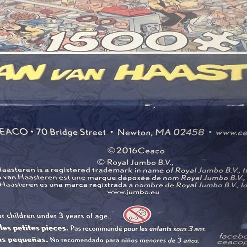 Jan Van Haasteren Puzzle 1500 Pieces In The Kitchen-LA Cuisine Complete Rare - Picture 9 of 11