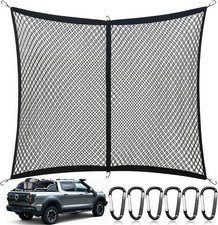 Cargo Net for Pickup Truck Bed, Double Layer, Highly Elastic Stretchable 4"x4"