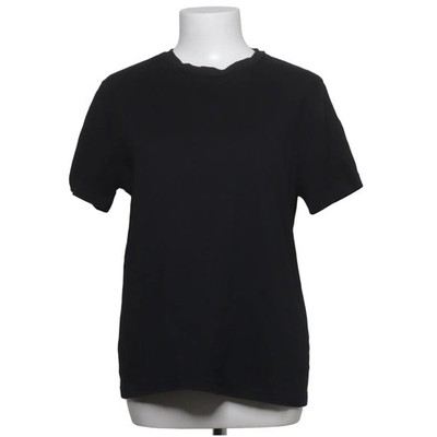 Mango, T-shirt, Größe: L, Schwarz, Einfarbig, Damen #U4q