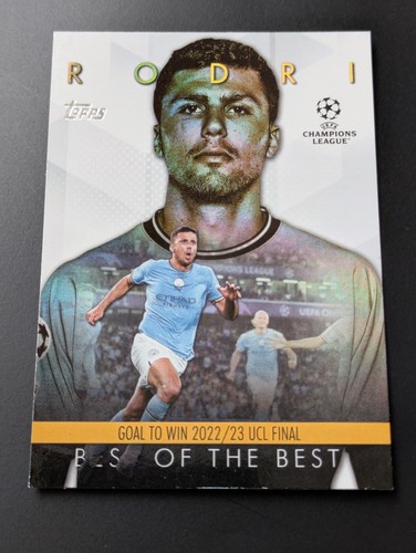 Rodri 2023-24 Topps UEFA UCC Manchester City Best of the Best #BM-1 - Bild 4 von 5