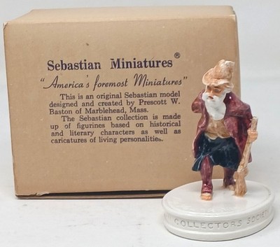 Sebastian Miniatures Rip Van Winkle Collectors Society Figurine W/ Box 1980 #D-8