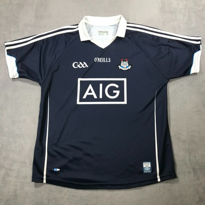 #ad O#x27;Neills Dublin Ath Cliath GAA Hurling Football Jersey Mens Extra Large Blue Kit $29.93