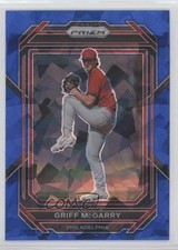 2023 Panini Prizm Blue Ice Prizm Griff McGarry #41 e9p