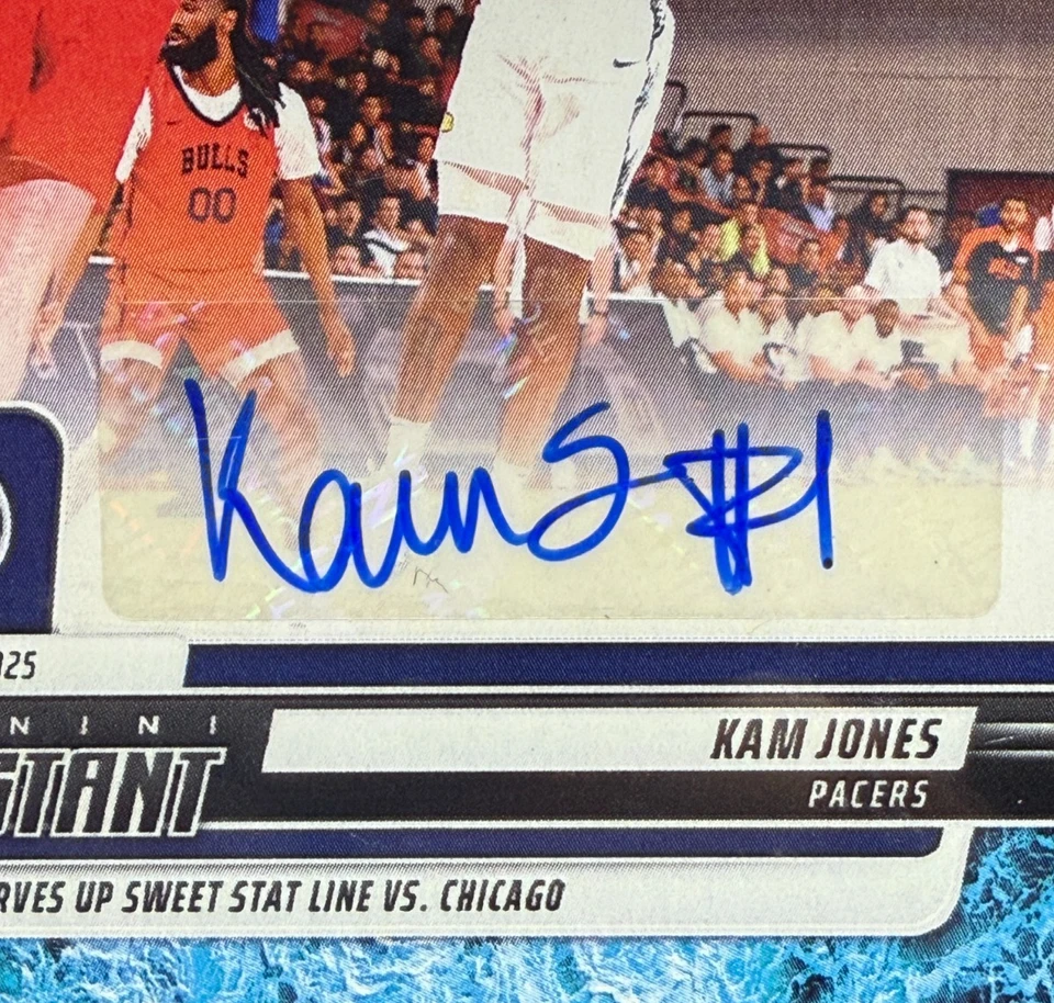 🏀 Kam Jones - RC - /10 - Auto - Water - 2025-26 Panini Instant NBA - Free Ship - Image 2 of 4