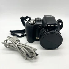 Olympus SP Series SP-565 UZ 10.0MP Digital Camera - Black Tested & Works