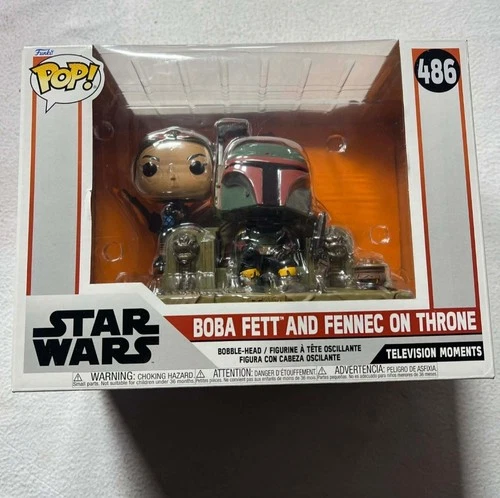 Funko Pop! Moments: Star Wars - Boba Fett and Fennec on Throne #486