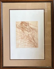 Guillaume Azoulay- Etching on paper