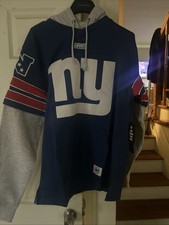 NFL NY GIANTS 47 BRAND GRIDIRON CORNERBACK BLITZ LACER MENS SIZE LARGE