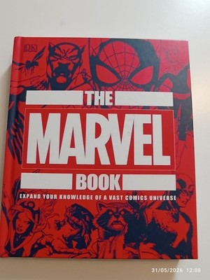 The Marvel Book Expand Knowledge of a Vast Comics Unierse (sticky front  pages)