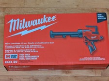 Milwaukee 2441-20 M12 10 oz. Caulk And Adhesive Powered Gun TOOL ONLY - NIB