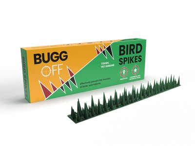 BUGGOFF - Bird & Rodent Spikes, Unique Spike Pattern effecitviely deteres Pes...