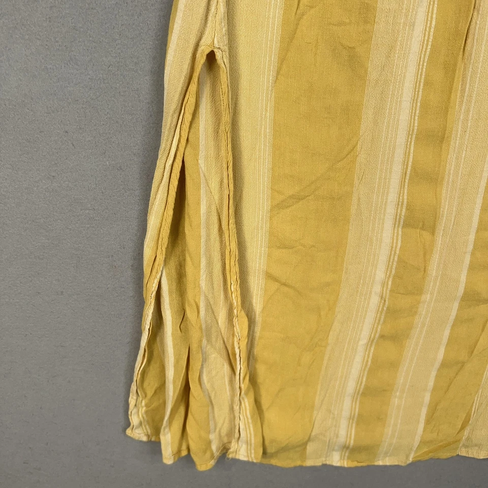 ONeill платье женщин средний желтый белый в полоску трубка верхняя оборка богемное побережье - Изображение 4 из 4