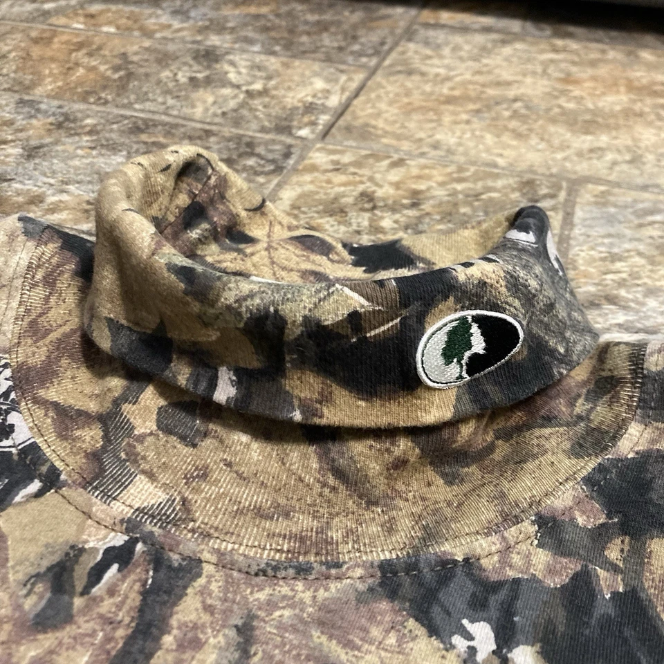 Vintage Mossy Oak Turtle Neck Long Sleeve Camouflage Shirt 2XL Hunting USA - Image 3 of 4