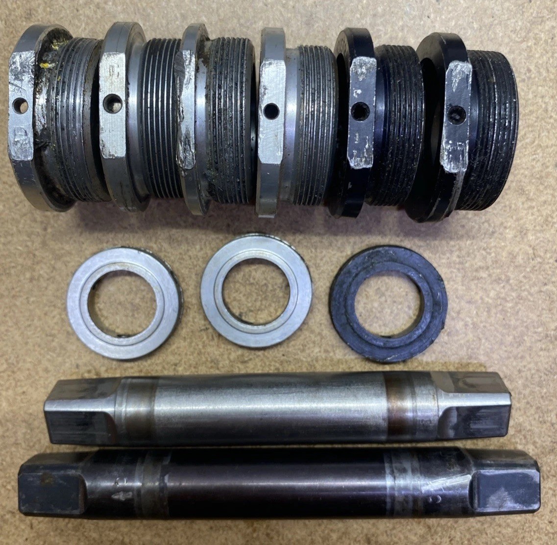 Vintage White Industries Bottom Bracket Parts Lot. Square Taper