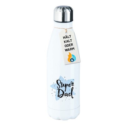 Edelstahl-Trinkflasche Super Dad Bester Papa Geschenkidee Super Dad Geschenk Prä