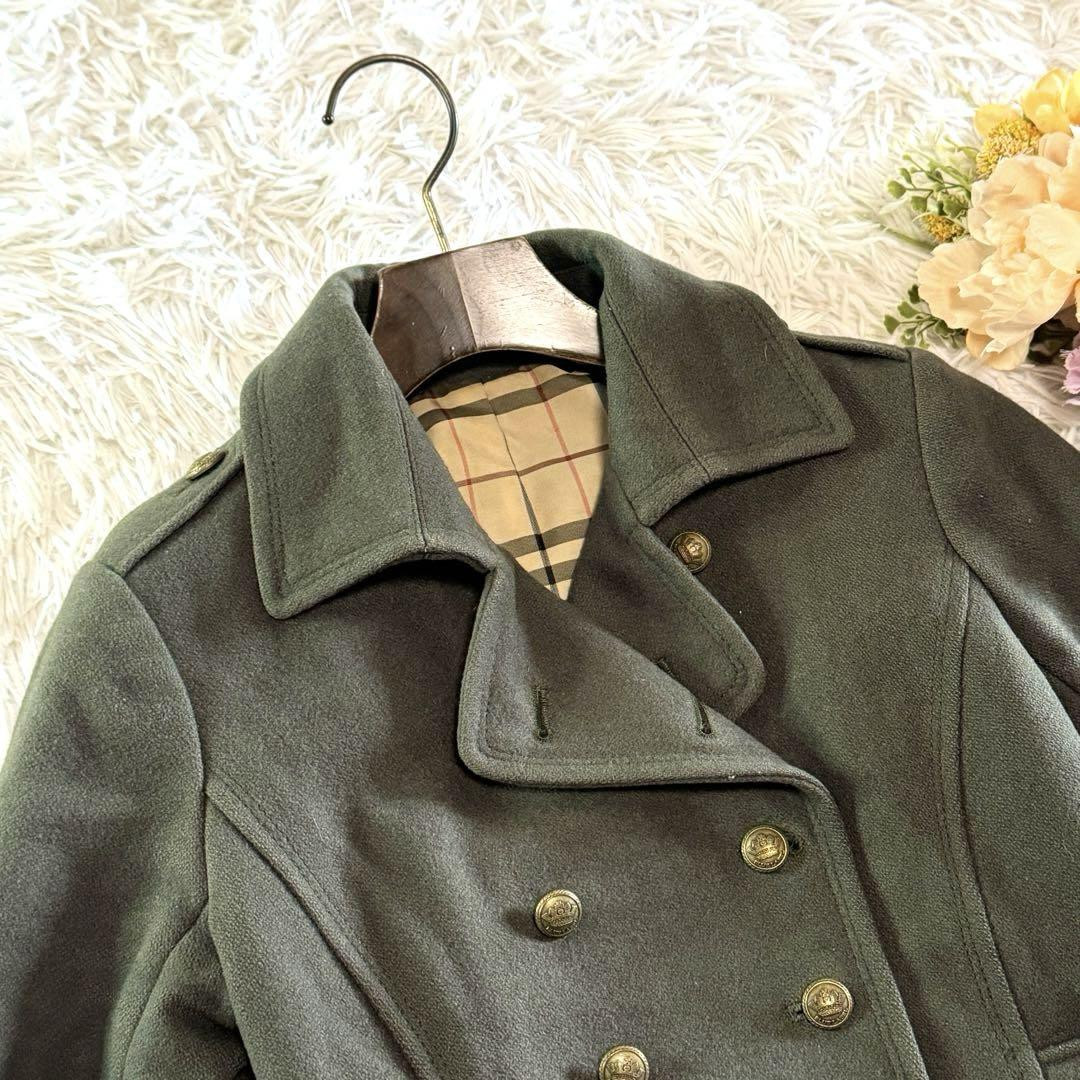 Burberry London Blue Label Vintage Napoleon Jacket with Gold