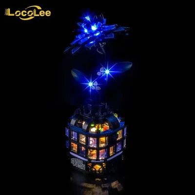 LocoLee LED Licht Kit für LEGO Wednesday 76784 Schwarze Dahlie Licht Set