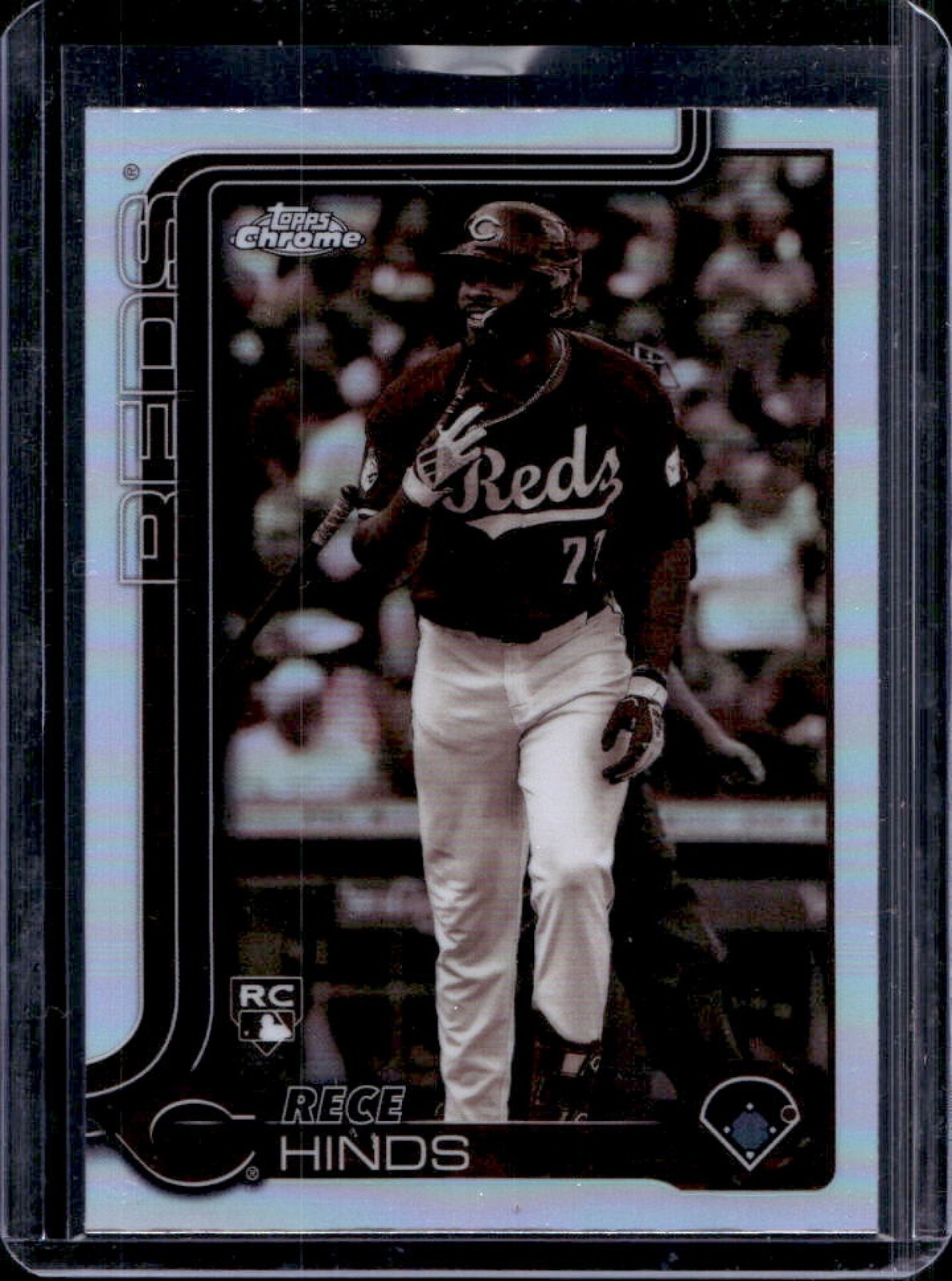 2025 Topps Chrome Rece Hinds RC Sepia Refractor Rookie #253 Reds