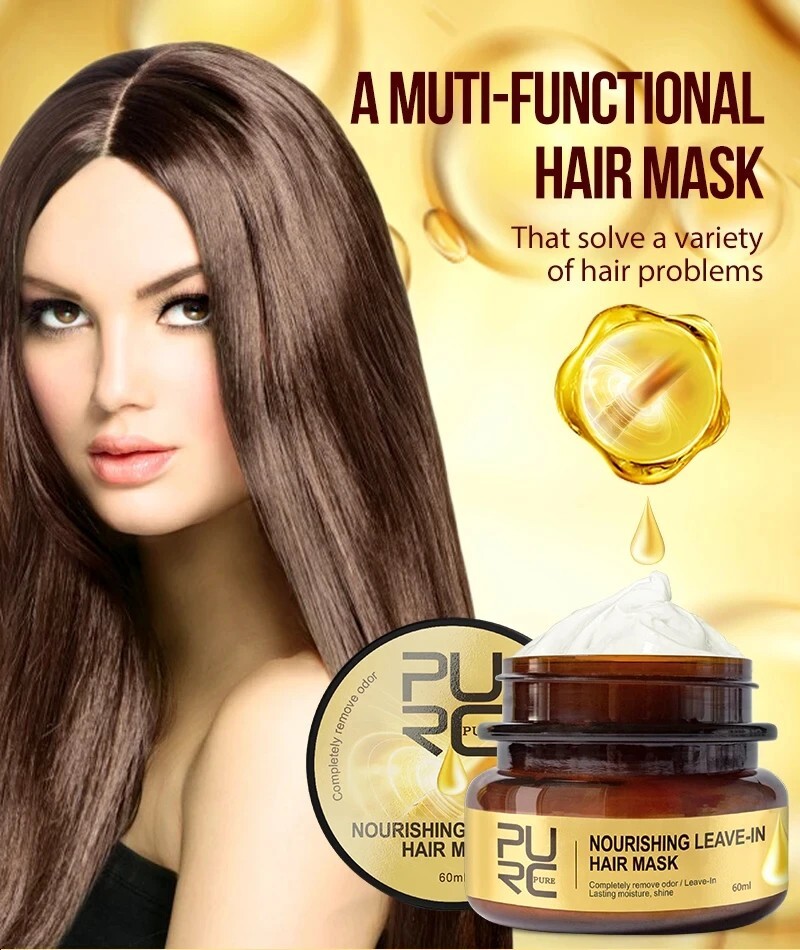 PURC Keratin Hair Cream Brazilian Hair Straightening And Smoothing Shampoo Hair
