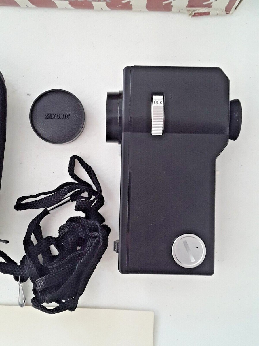 COMPLETE Sekonic Zoom meter L-228 hand held light exposure f/stop