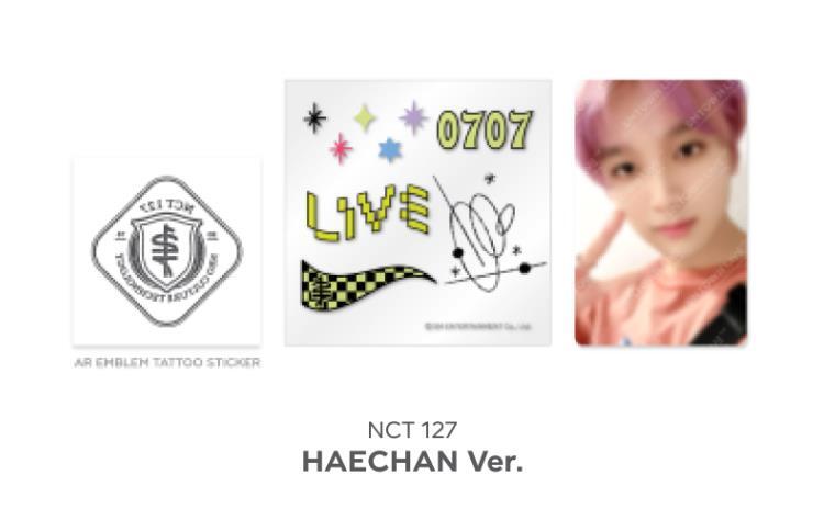 NCT 127 SMTOWN LIVE 2022 SMCU EXPRESS @ SUWON MD AR TATTOO STICKER