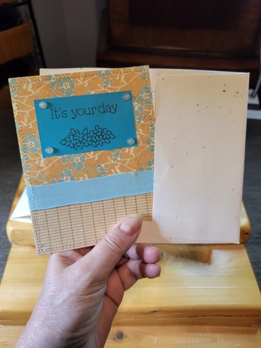 It's Your Day Mother's Day Card Handmade A2 Greeting Card with Envelope - Picture 4 of 8
