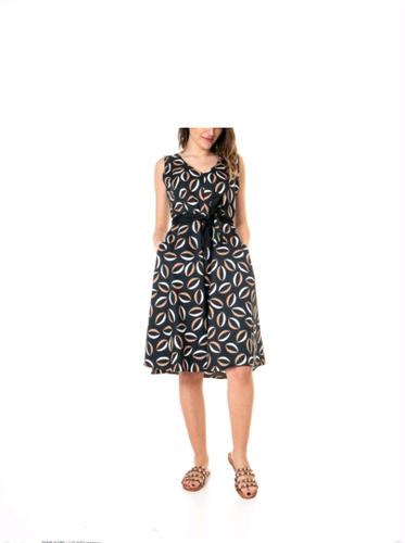 Abito nero a fantasia EMME MARELLA modello OLINDA | eBay