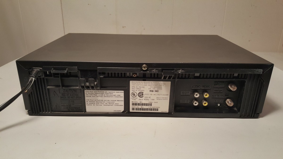 Vintage Quasar VHQ-940 VCR VHS Player Recorder TESTED WORKING | eBay
