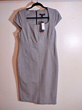 Banana Republic Women's 8 Dress Black White Sheath NWT Career Wear