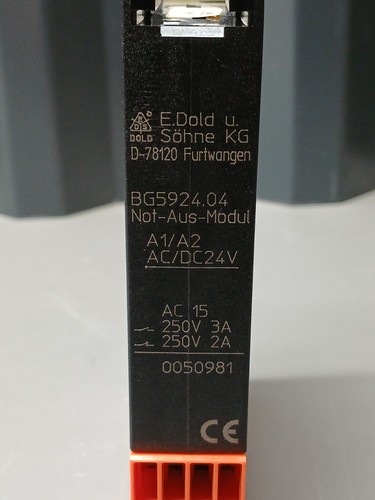 Dold BG5924.04 Not-Aus-Modul AC/DC 24V 250V 3A/2A, Sicherheitsschalter - Bild 5 von 5