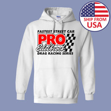 Edelbrock Drag Racing Men's White Size S-3XL
