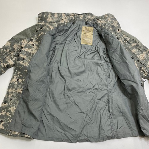 Abrigo de Campo Ejército de Estados Unidos Clima Frío Patrón Universal Para Hombres M Regular Verde Cremallera Capucha - Imagen 3 de 14