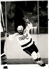 CGE9 Original Gary Fine Photo DENNIS MARUK 1978-83 WASHINGTON CAPITALS FORWARD