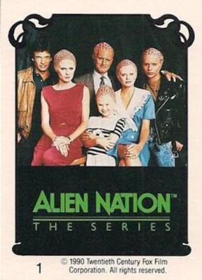 ALIEN NATION TV SERIE KOMPLETTES SAMMELKARTENSET 1-60 1990 FTCC USA GARY GRAHAM