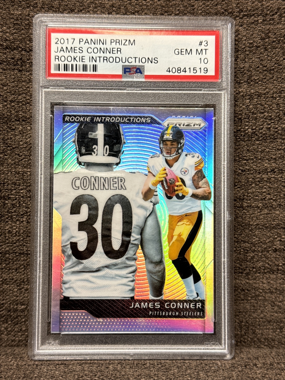James Conner Panini Prizm Rookie Introductions #3 Base